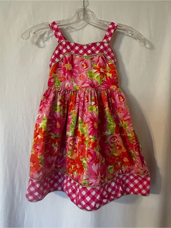 Youngland Other - GIRLS 6X MULTI COLORED SLEEVELESS BACK TIE SUNDRESS